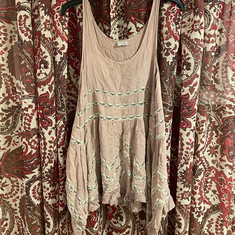 {intimately} Free People Voile Trapeze Top